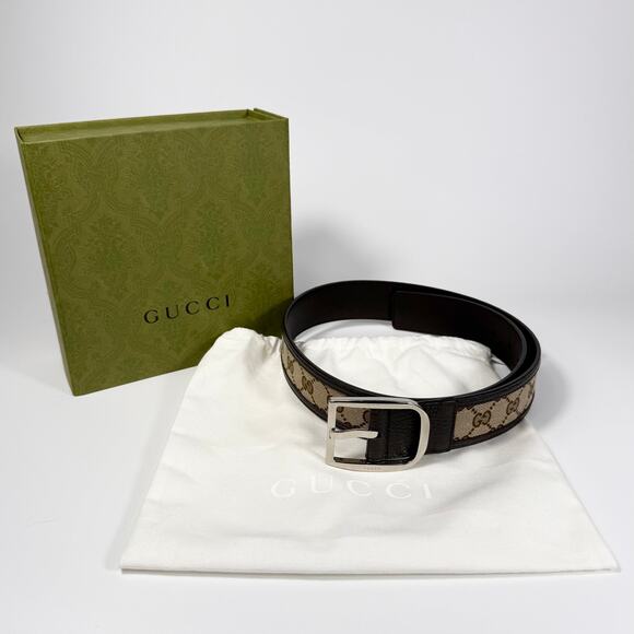 Gucci Canvas GG Supreme Belt 80 32 - Picture 2 of 6